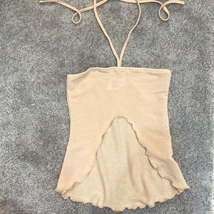 sheer crop top flowy